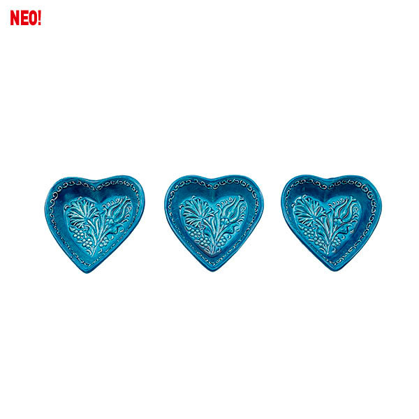 95020 Καρδιά Τurqoise μπλε